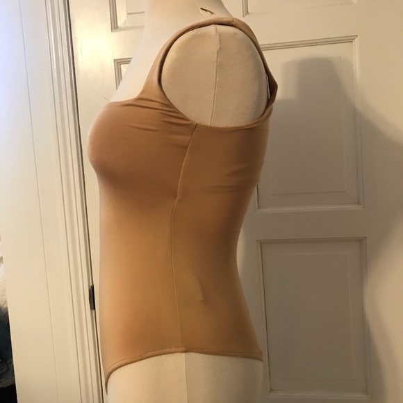 Nude Button Bodysuit - Picture 3 of 5